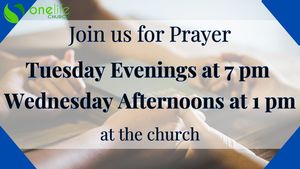 Prayer Tues and Wed