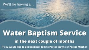 Water Baptism