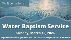 Water Baptism (1)