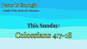 The Book of Colossians Reg Slide