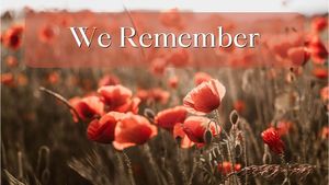 We Remember