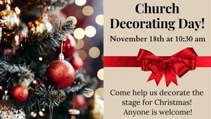 Decorating One Life Church (2)