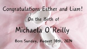 Baby Announcement for Esther