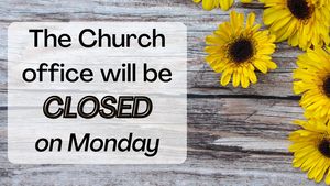 The Church office will be closed (5)