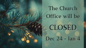 The Church office will be closed (1)