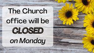 The Church office will be closed (2)