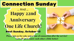 Connection-Anniversary Sunday 2024