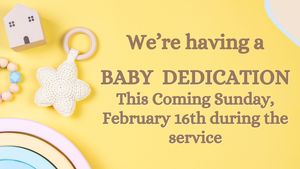 Baby Dedication Coming up (7)