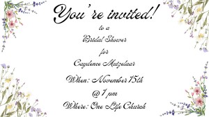Invitation Caydence Bridal Shower Invitation Caydence Bridal Shower
