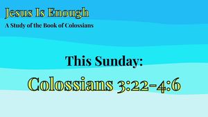The Book of Colossians Reg Slide
