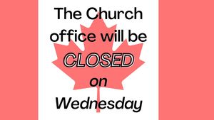The Church office will be closed (1)