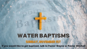 Water Baptism Water Baptism